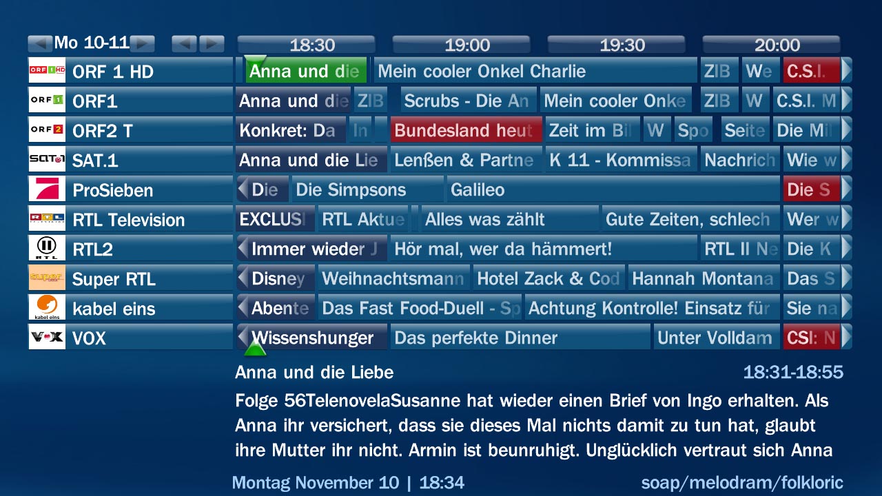 mediaportal tv guide list mediaportal tv guide list