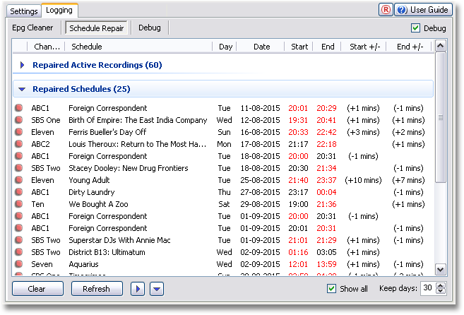 mediaportal 2 epg setup