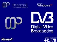 MediaPortal Boot with DVB-Logo