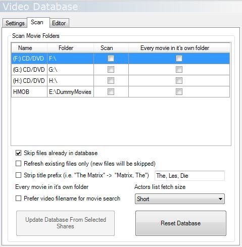 video database video data base