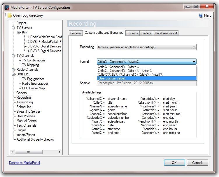mediaportal 2 epg setup mediaportal 2 epg setup